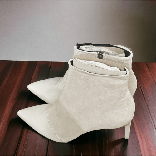 Rag & Bone Beha Leather Stiletto Ankle Boot in White Size 10 MSRP $525 - Picture 4 of 16