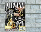 Nirvana Sign Aluminum Metal 8"x12" Garage Man Cave Classic Rock