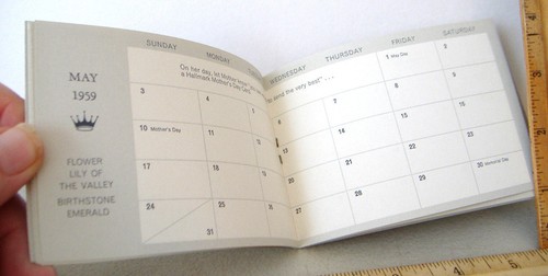 HALLMARK DATE BOOK~1959~COTTEREL STORES~HARRISBURG-LEMOYNE-YORK-LEWISTOWN-LAN... - Picture 5 of 7