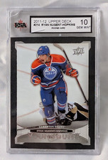 2011 - 2012 RYAN NUGENT HOPKINS UPPER DECK YOUNG GUNS ROOKIE CARD KSA GRADED 10
