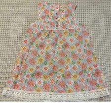 Matilda Jane Daisy Charm Dress Hello Lovely Lace Trim Size 4