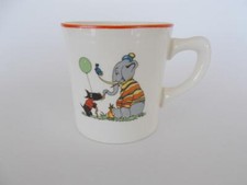 Vintage Child's Mug Elephant Dog Balloon