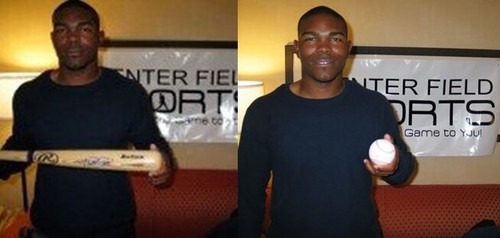 Howie Kendrick handsigniertes Spielmodell Schläger Washington Nationals CFS 1. Signierung - Bild 2 von 2