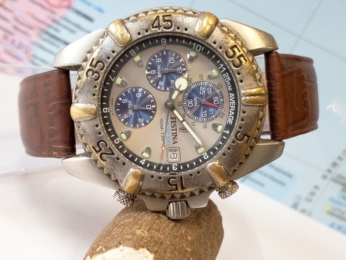 FESTINA CHRONO BIKE QUARTZ 8890D JAPAN MEN FULL WORKING CONDITION VINTAGE WATCH - Picture 18 of 23