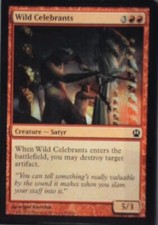 Wild Celebrants - Theros: #147, Magic: The Gathering Nm R227