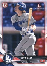 2018 Bowman Draft #BD15 Devin Mann 