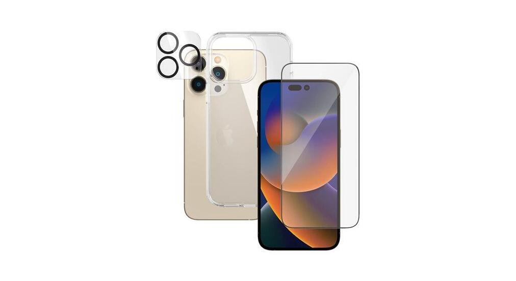 Набор защитных стекол 3-в-1 для iPhone 14 Pro Max