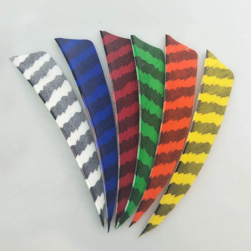 50 Pcs Archery Turkey Feather Fletching 4 Inch 5 Inch Natural Feather Fletching  - Picture 3 of 9