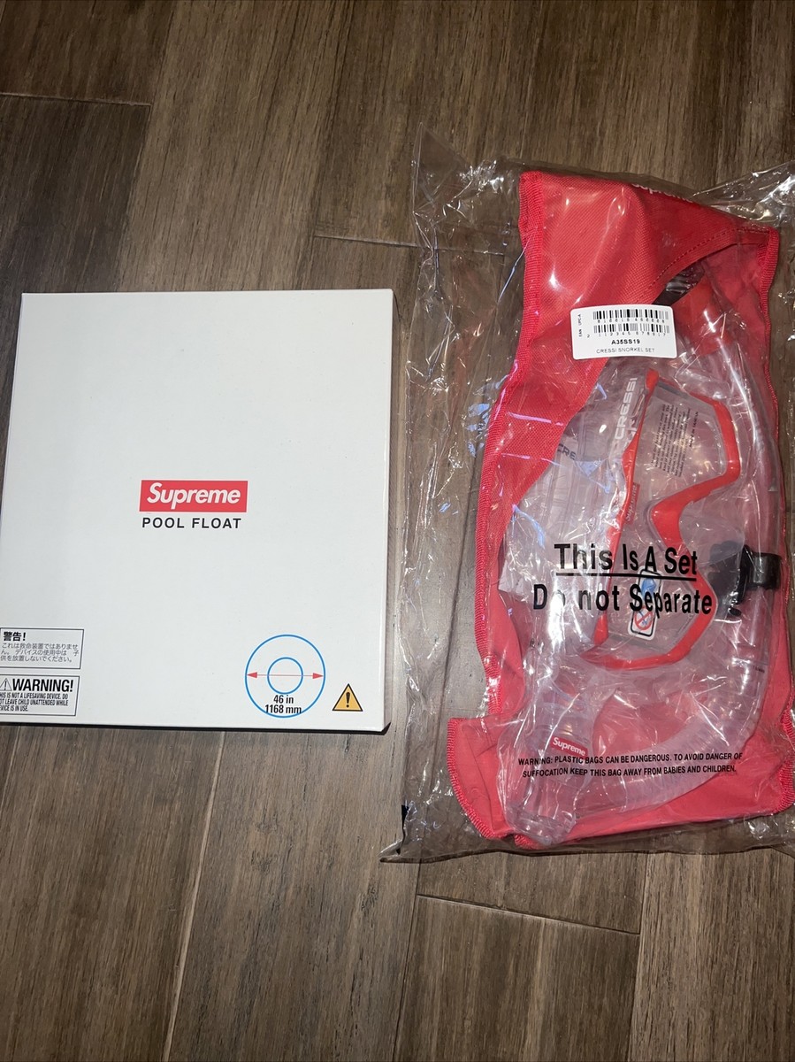 Supreme cressi snorkel set