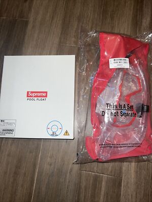 Supreme Cressi Red Box Logo Snorkel Set SS19 POOL FLOAT