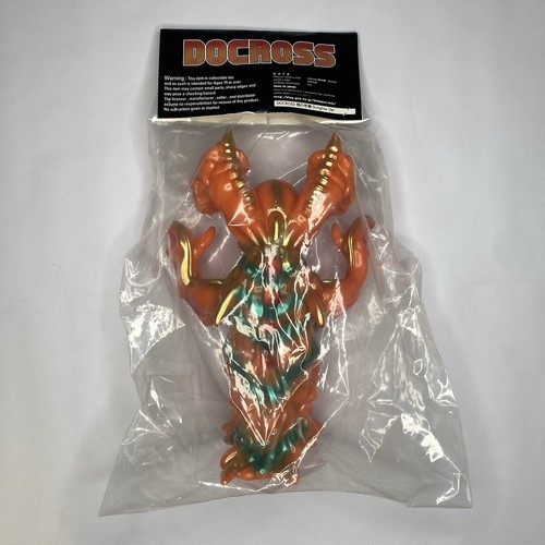 2007 Blobpus Docross Kaiju Sunglow Ver. Orange Secret Base Rare - SEALED - Picture 2 of 9