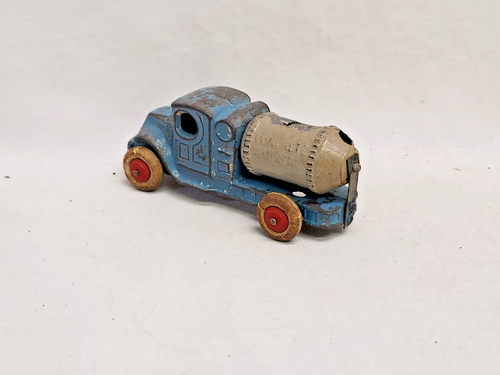 RARE VINTAGE '30'S BARCLAYS CEMENT MIXER TRUCK/FAIR CONDITION/DIECAST SLUSH LEAD - Picture 3 of 7