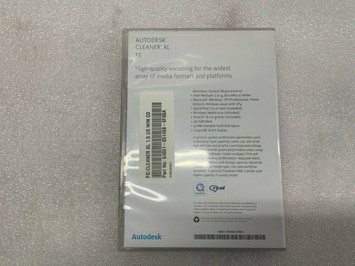 Autodesk Cleaner XL 1.5 English Language For Windows (DVDs only) W/ Code - Picture 3 of 5