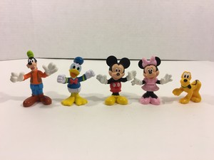 Lote De 5 Figuras Mickey Mouse Clubhouse 3 Poseable Minnie Goofy Donald Duck Ebay