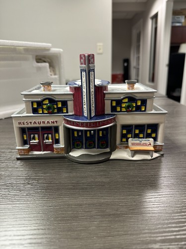 Department 56 Original Snow Village, Reindeer Bus Depot #54874 w/box - Picture 12 of 13