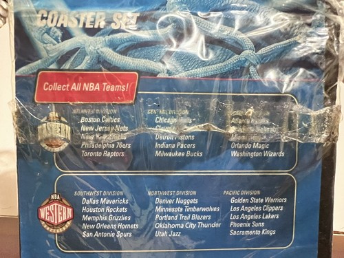 Lakers Coaster Set - 4 Purple and Gold NBA Basketball Coasters - 2011 Hunter - Picture 3 of 9