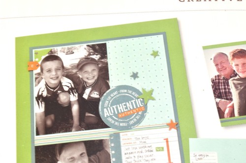 KIT SIMPLY SCRAPPIN " LICENZA CREATIVA " PROGETTATO PER SCRAPBOOKING 12 X 12 - Foto 8 di 14