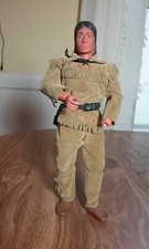 Vintage 1973 Gabriel Ind Lone Ranger Tonto Action Figure Indian Missing Hand