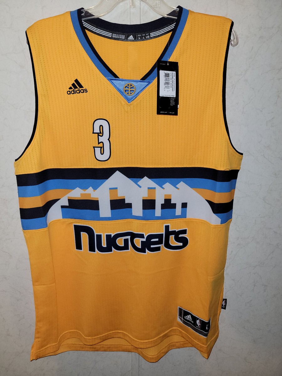 Adidas Swingman 2015-16 NBA Jersey Denver Nuggets Ty Lawson Gold