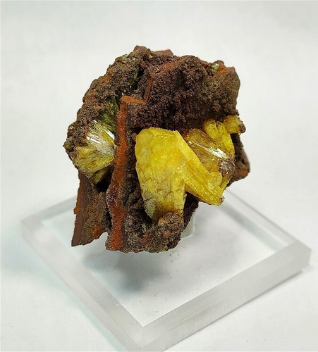 Adamit mit Legrandit, Ojuela Mine, Mapimi, Durango, Mexiko - Bild 2 von 7