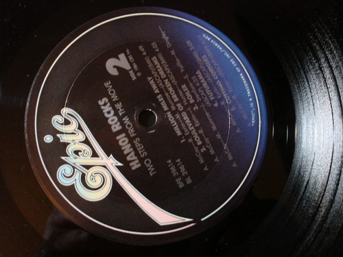 HANOI ROCKS TWO STEPS FROM THE MOVE LP RECORD - Picture 3 of 3