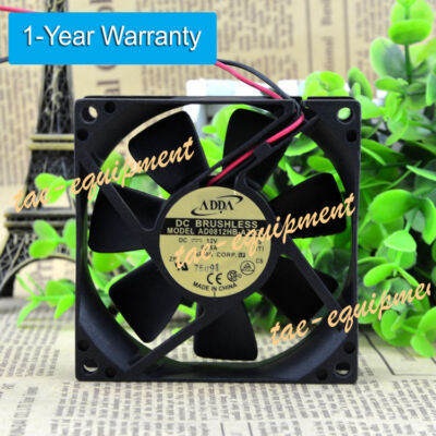 ADDA AD0812HB-A70GL DC12V 0.25A 2Pin 80x 80 x 25mm Case Cooling Fan