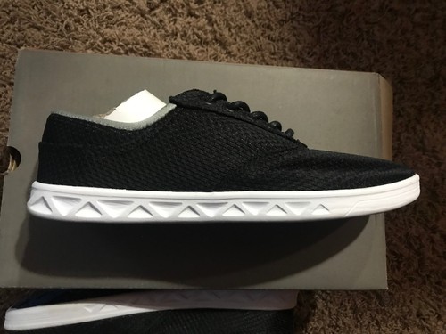 New Globe Lyte Skateboard Sneakers Shoes Black Mesh White Size 8 - Picture 5 of 8