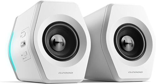 Edifier G2000 Gaming Speakers for PC Compact 2-Piece Set White [NEW] - Picture 1 of 6