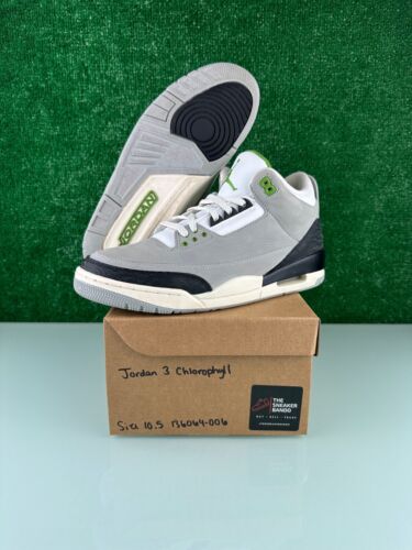 Größe 10,5 - Air Jordan 3 Retro Chlorophyll