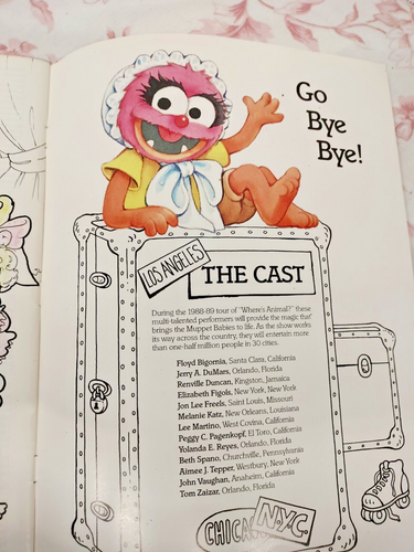 Vintage Muppet Babys In Where's Animal Buch - Bild 2 von 6