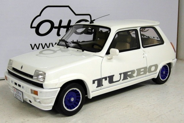 Renault 5 R5 Gordini Turbo White Resin Modelcar Ot691 Otto 1 18 For Sale Online Ebay