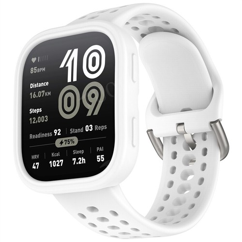 Für Huami Amazfit BIP 6 Ersatzband Sport Silikon Armband Schutzhülle Case Cover - Picture 25 of 133