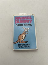 Hoyle ANIMAL RUMMY Card Game Made in USA Children’s Card Game 1985 - New