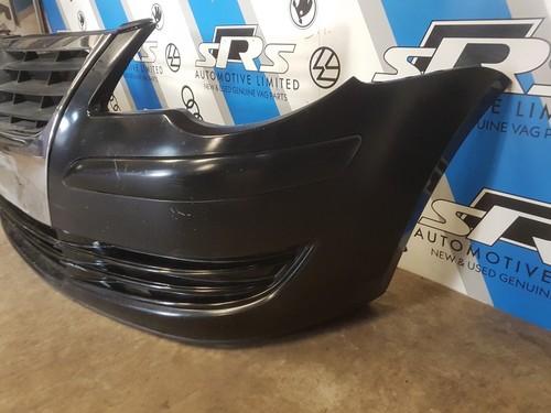 VW Touran V2 Front Bumper & Grille in Deep Black Pearl LC9X 2006 - 2010 - Picture 3 of 14