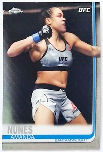 Amanda Nunes 2019 Topps Chrome UFC Photo Variation #100
