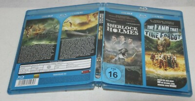 Film Doppel BluRay Sherlock Holmes / The Land that Time forgot - Blu Ray