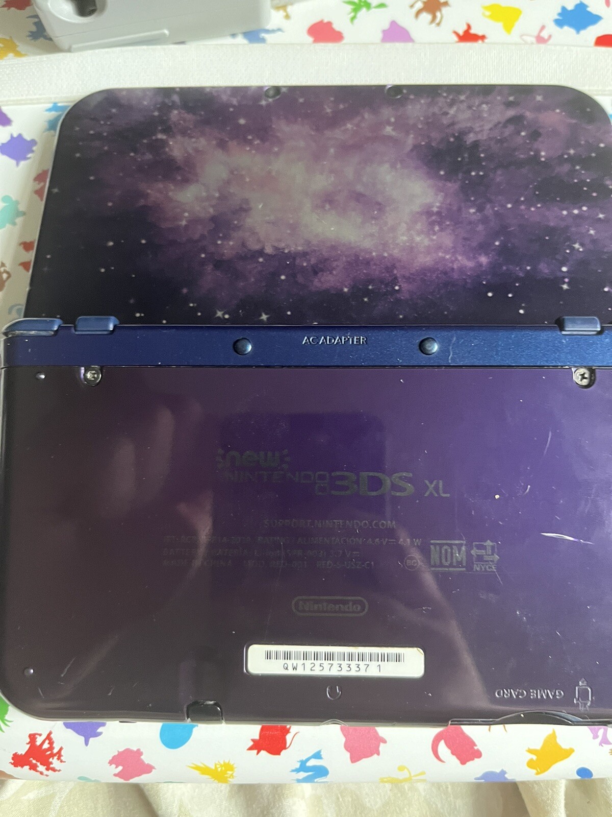 Nintendo 3DS XL Galaxy Edition Handheld System Purple Includes Game