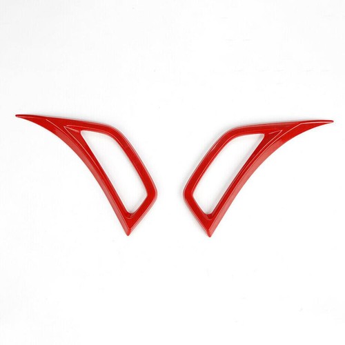 For 2020-2022 Jeep Gladiator JT Red ABS Car Side Leaf Plate Air Inlet Cover Trim - Bild 7 von 8