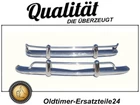 Stainless Steel Bumper Bumper Set For VW Karmann Ghia 8/55 - 7/67 US Version
