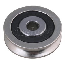 Bearing Groove Pulley Wheel Rail Roller 355KG for Steel Wire 0.6x3x0.8cm