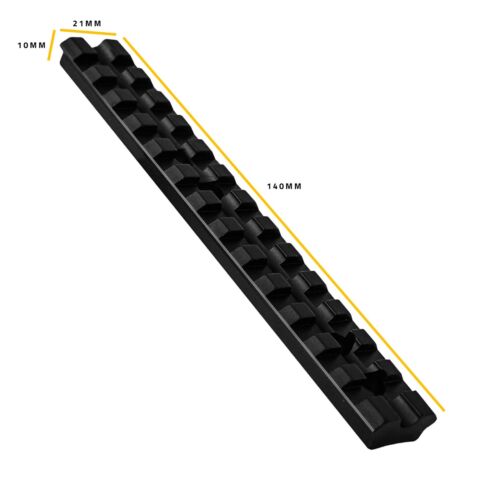 Tactical Rifle Hunting Scope Mount Adapter 20mm Weaver Picatinny Rail Airsoft UK - Picture 6 of 16