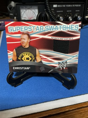 2011 Topps WWE Superstar Swatches Christian - Picture 4 of 15
