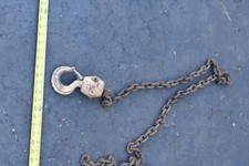 Forged USA swivel ball hook 7 ft x 1/4"