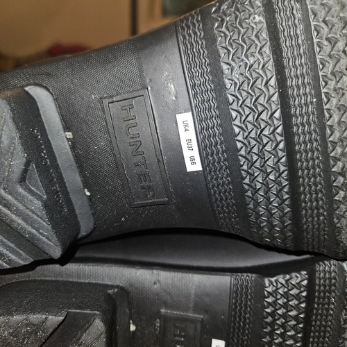 Hunter wasserdichte Damen-Regenstiefel aus echtem Lammfell zum Schnüren Größe US 6 nie getragen - Bild 9 von 13