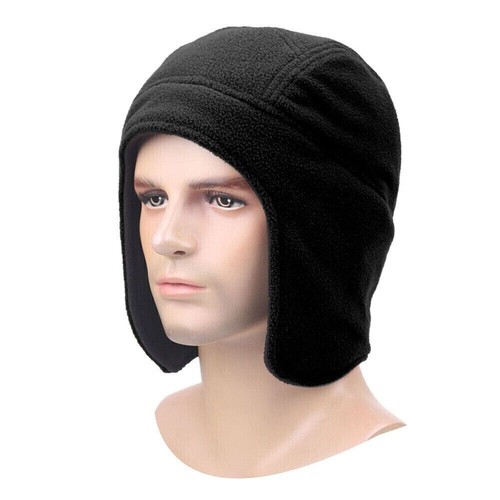 Winter Windproof Fleece Hat with Ear Flaps for Men Women Skiing Snow Warm Beanie - Picture 10 of 20