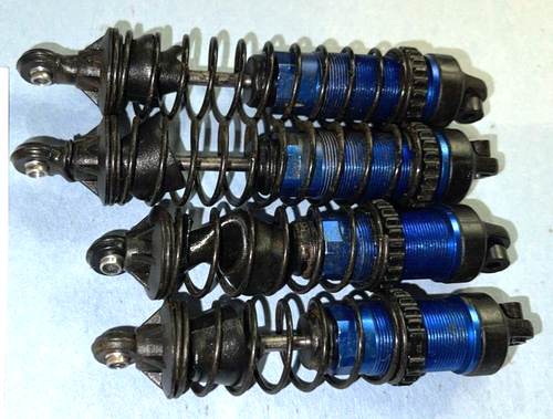 RC REMOTE CONTROL ORIGINAL TEAM LOSI TEN-SCTE SHORT COURSE TRUCK 4X4 BLUE SHOCKS - Picture 5 of 11