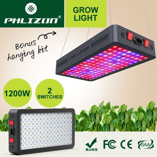 Phlizon 1200W EVO LED Grow Light pflanzenlampe Zimmerpflanzen Indoor Veg & Bloom