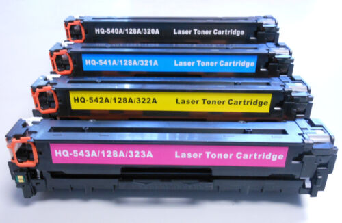 4PK 128A Color Toner CE320A 321A 322A CE323A for HP LaserJet CP1525nw CM1415fnw - Picture 2 of 3