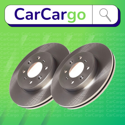 Premium Vented Front Brake Discs Pair Honda Integra 1.6 1989-1993 262 mm