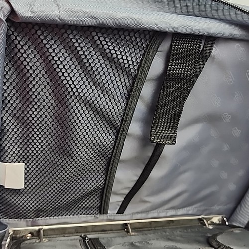 Case It The Mighty Zip Tab 3-Ring Ordner Notebook Tasche Lila Grau Schultergurt - Bild 11 von 17